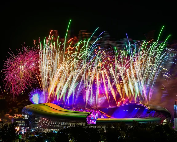 Untold festival fireworks.