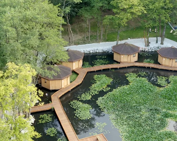 Gorgeous glamping by a lake awaits in Pikol.