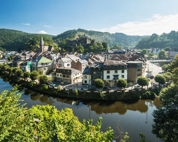 Take time to enjoy enchanting scenery and lush nature in the Belgian Ardennes.