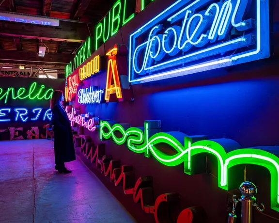 Neon Museum in Warsaw.