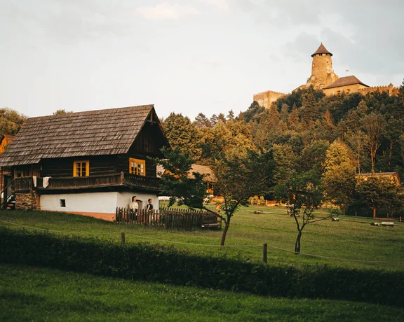 A truly exceptional open-air museum in Stará Ľubovňa sits directly beneath a picturesque medieval castle.
