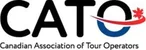 CATO logo with a red maple leaf and swoosh, text reads Canadian Association of Tour Operators.