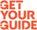 GetYourGuide logo in bold orange text on white background