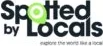Spotted by Locals logo with green target icon, tagline: explore the world like a local.
