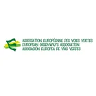 European Greenways Association logo with text in three languages and a green abstract symbol.