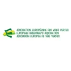European Greenways Association logo with green text and abstract design.