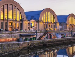 Central Market in Riga, Latvia.