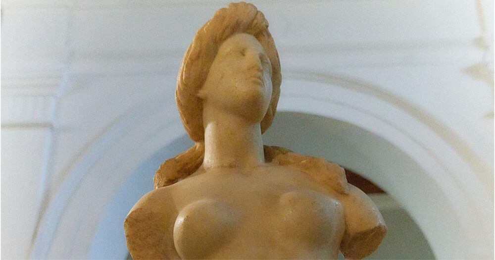 Imagine the legacy of the cult of Aphrodite in Nicosia: This statue is from the 1st century BC