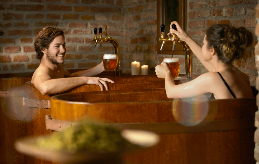 Delight all your senses and immerse yourself in the beer spa, © CzechTourism, David Marvan