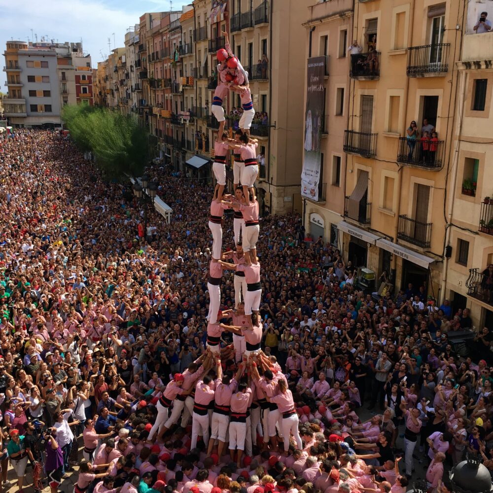 Have you ever seen such a tower? You can in Castells, Spain