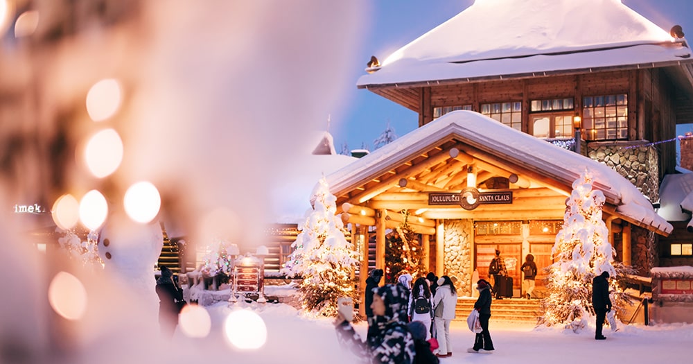 What will you ask for at Santa Claus Village in Rovaniemi?