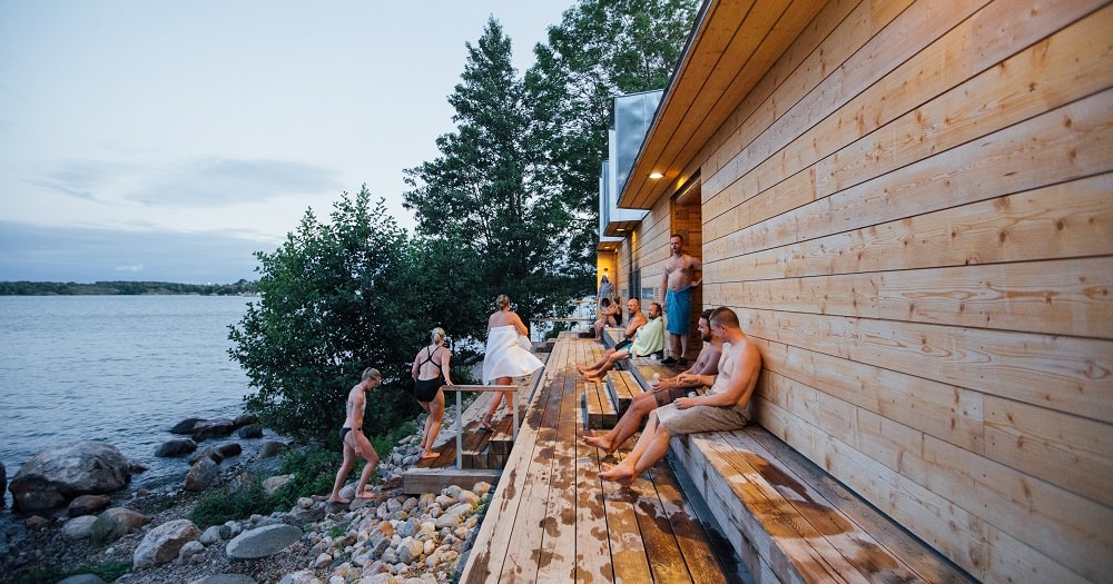 Finland is full of interesting public saunas to relax and find your inspiration in. © Julia Kivela