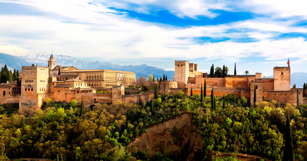 Alhambra Castle is one of the most famous monuments of Islamic Architecture.