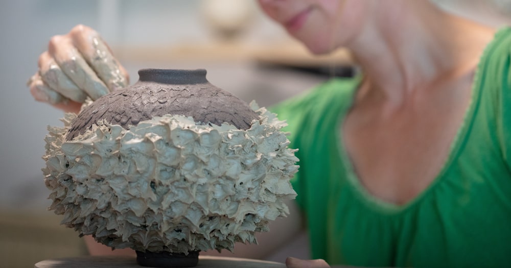 Watch skilled artisans making ceramics at Keramik Bornholm
