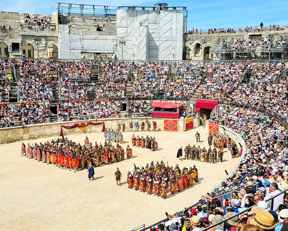 Vercingetorix in Nîmes arena
