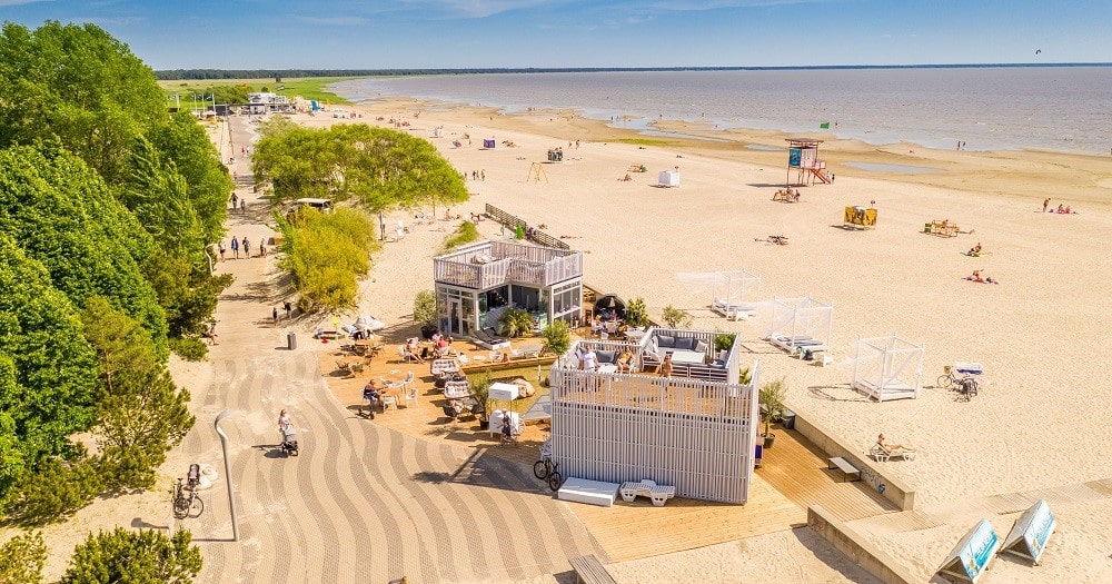 A trip to Pärnu would be incomplete without a visit to it’s famous white sand beach