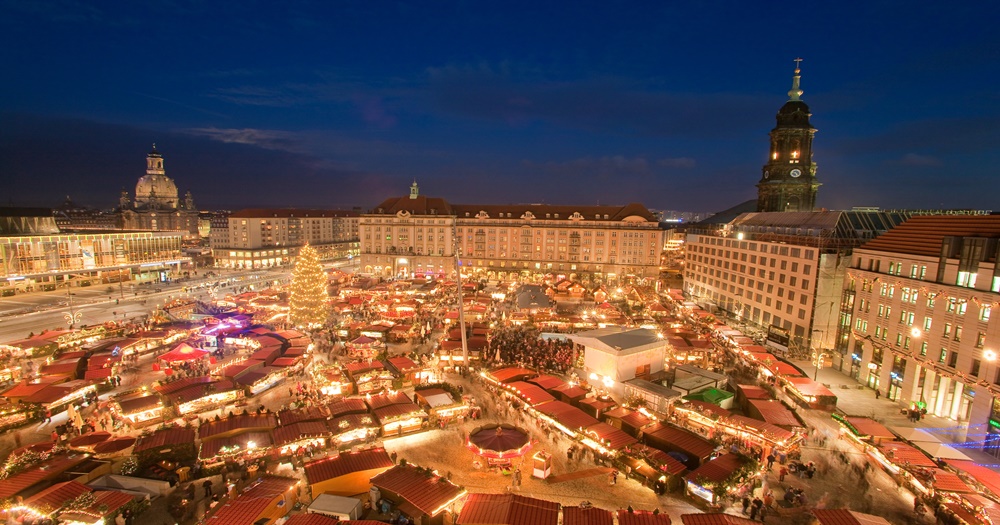 Leave plenty of time to explore the massive Dresden Christmas market