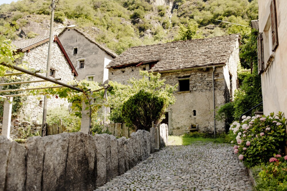 Wander the old streets of Giornico, seeking Romanesque buildings