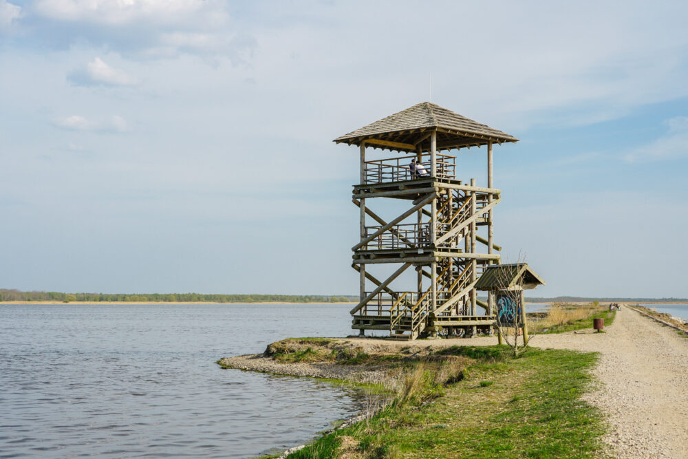 Viewpoint at Liepaja Lake, Latvia.