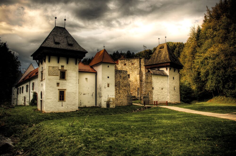 Gaze at the sturdy Žičke Carthusian Monastery and imagine what stories those walls could tell!