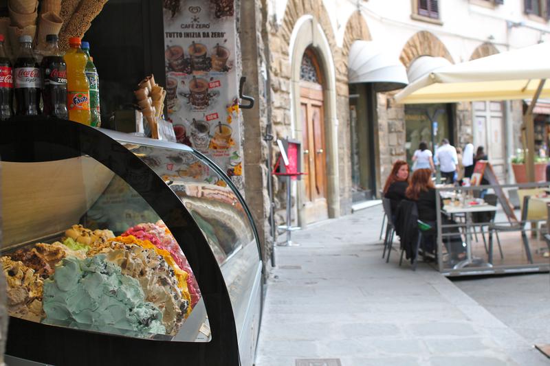 There are Hundreds of different ice cream flavors and is a favorite sweet in Italy